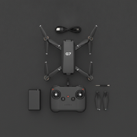 Kit completo Drone G7: drone, control remoto, bateria, helices repuesto, cable USB