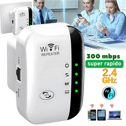 🛜Repetidor WiFi de Alta Potencia + Manual de Instalación Fácil