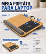 Mesa Portátil Para Laptop Con Almohadas