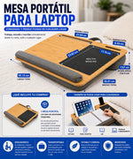 Mesa Portátil Para Laptop Con Almohadas