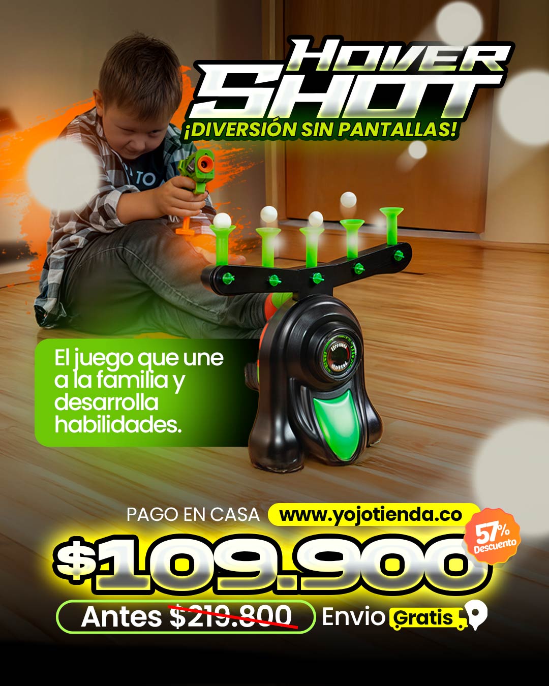 Hover Shot  Doble Pistola