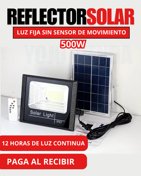 Reflector Solar Luz Fija 500W