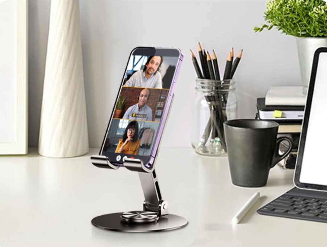 Soporte Metálico Giratorio™ Celular y Tablet