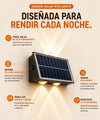 Especificaciones del aplique de pared solar LED