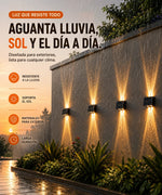 Aplique solar resistente a la lluvia, el sol y la intemperie