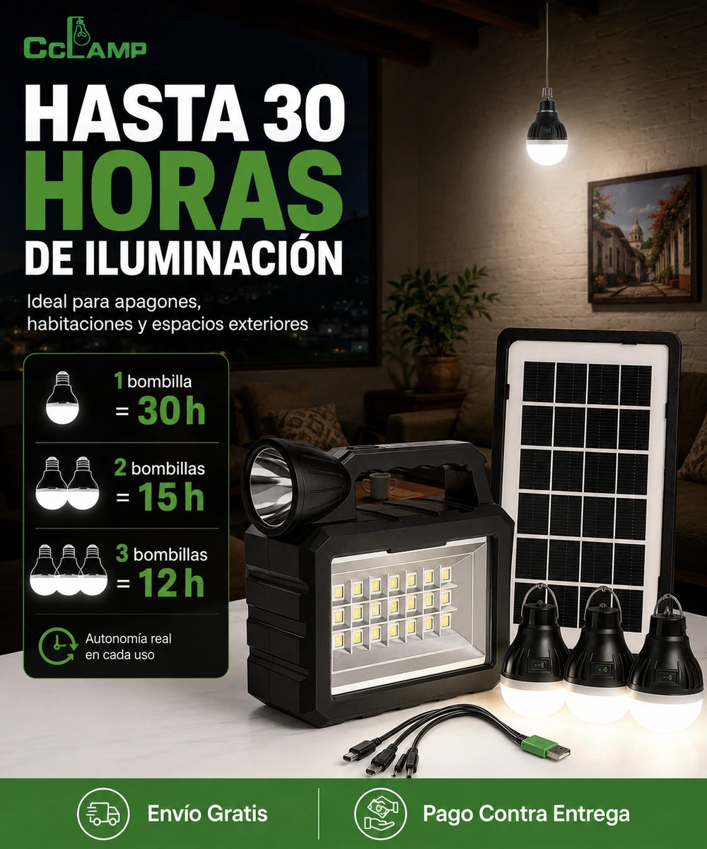 Cclamp CL-28 - hasta 30 horas de iluminacion continua