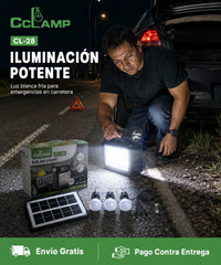 Cclamp CL-28 - iluminacion potente para emergencias en carretera, luz blanca fria