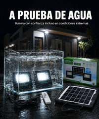Foco Solar Duo GD-077 - a prueba de agua, ilumina con confianza en condiciones extremas