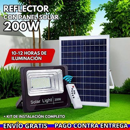 KIT REFLECTOR LED 200W SOLAR