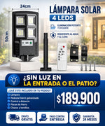 Lámpara Solar Reflector 600W CcLAMP - Sensor de Movimiento + Control Remoto