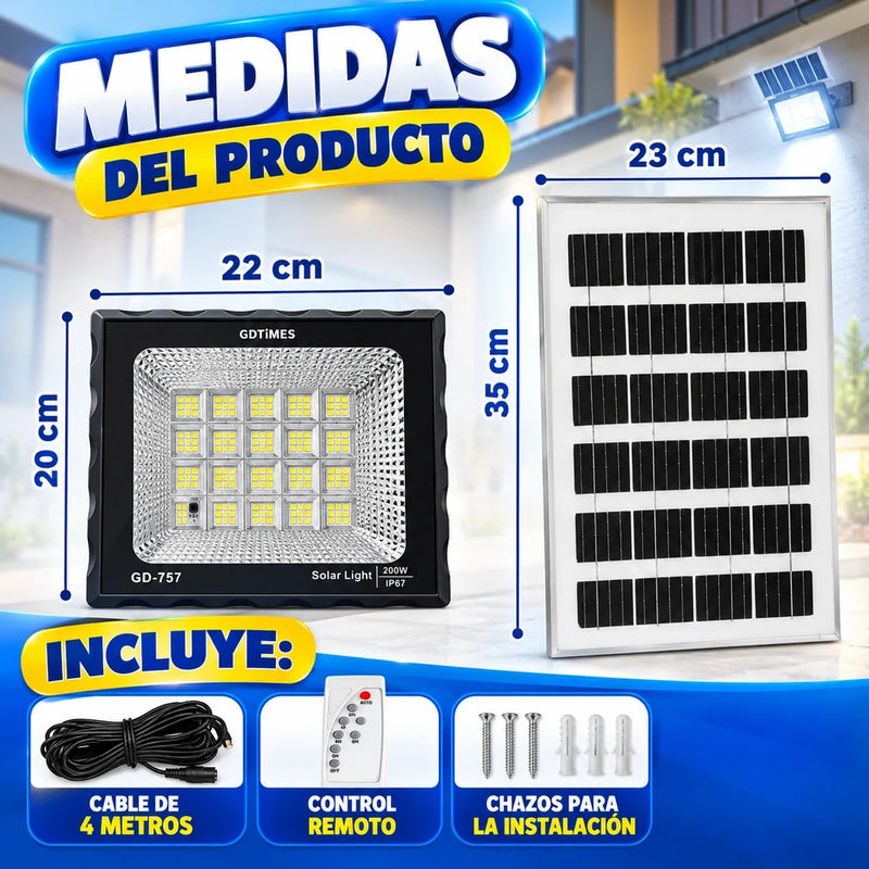 PROMO 2X1 REFLECTORES SOLARES 200W
