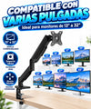 Brazo Metálico Hidráulico Ajustable Para Monitores de 17" a 32"
